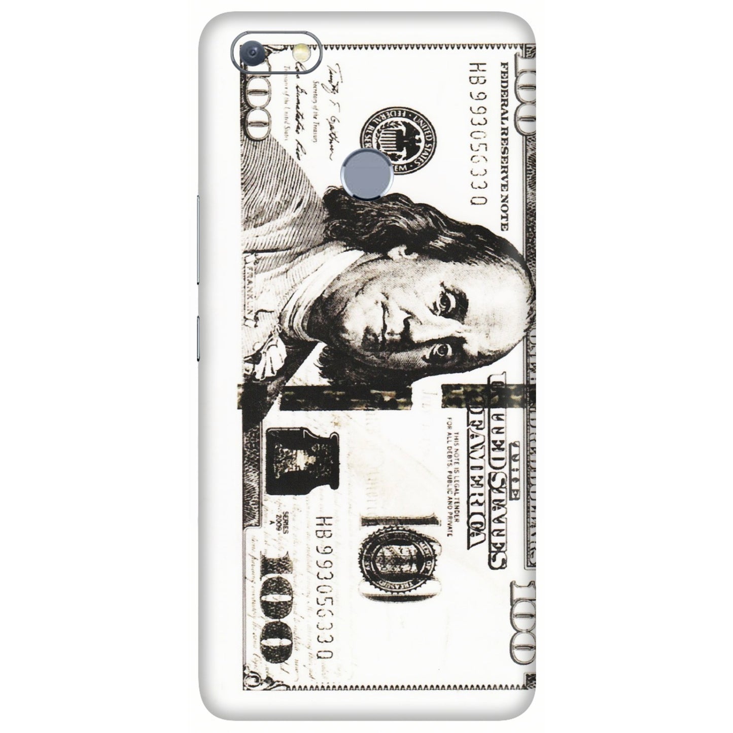 INFINIX Phone Skins (All Models) - 100 Dollar Currency - Transparent Finish (T-01) Infinix Note 5