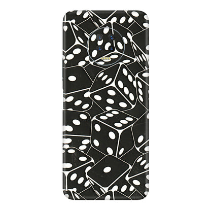 INFINIX Phone Skins (All Models) - Big Black Dices - 3D Embossed Finish (L-106) Infinix Note 7