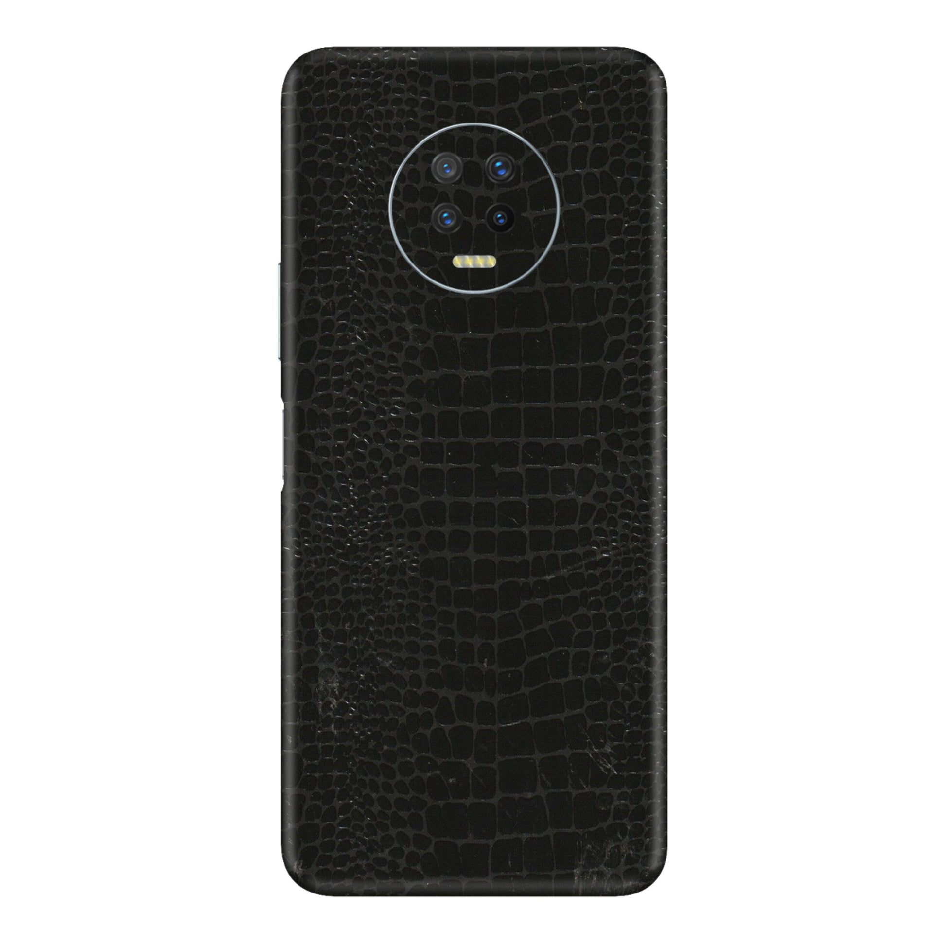 INFINIX Phone Skins (All Models) - Snake Leather Black - 3D Embossed Finish (L-107) Infinix Note 7