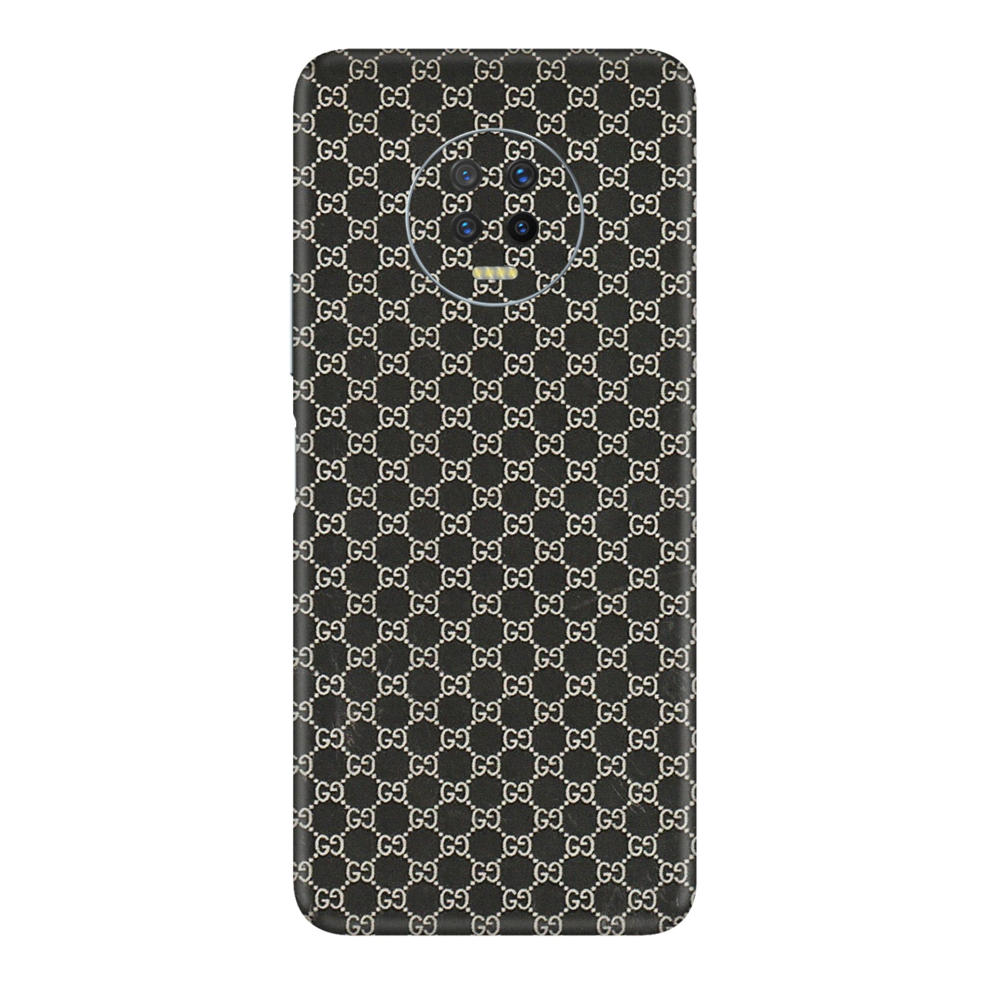 INFINIX Phone Skins (All Models) - Black G Print - 3D Embossed Finish (L-109) Infinix Note 7
