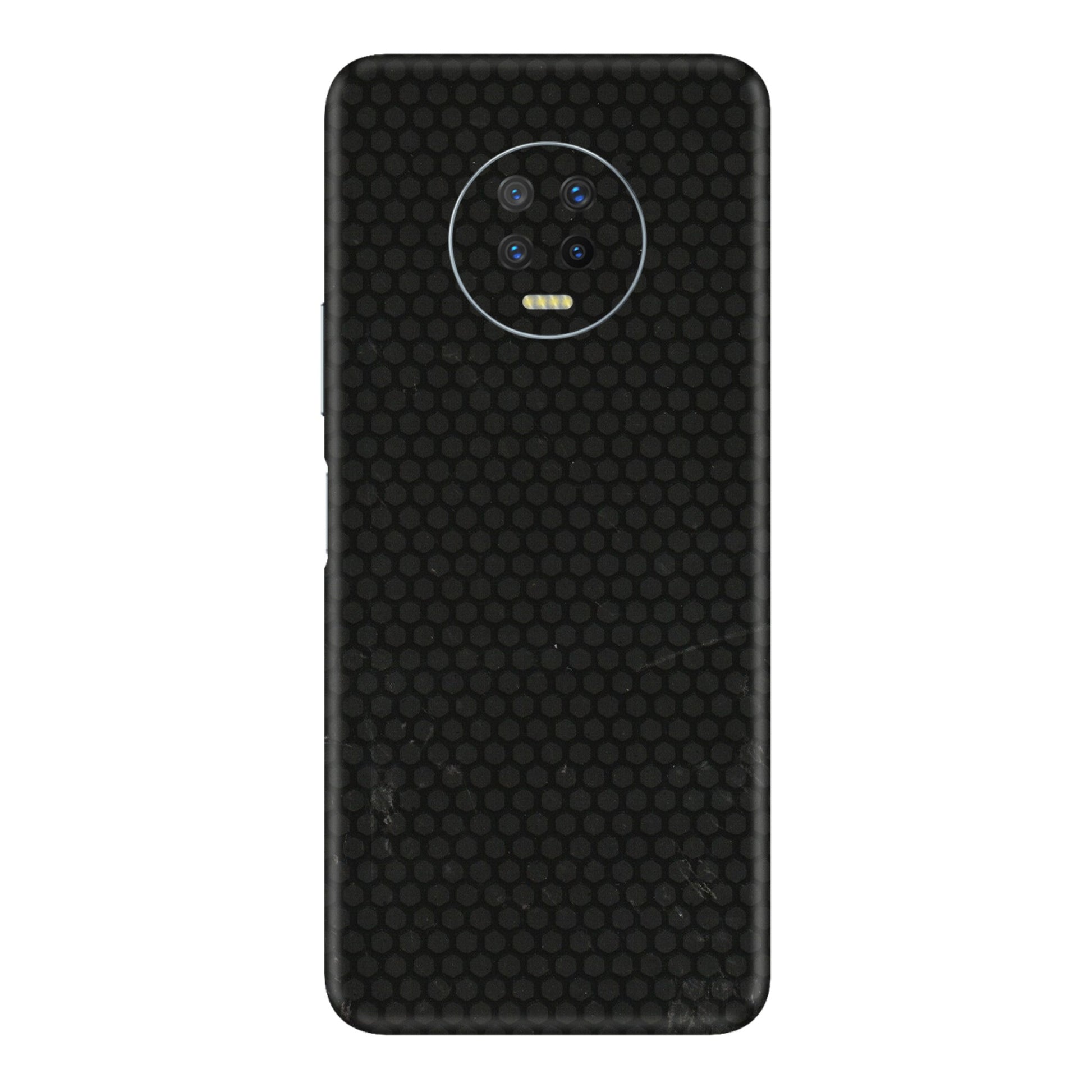 INFINIX Phone Skins (All Models) - Black honeycomb - 3D Embossed Finish (L-114) Infinix Note 7