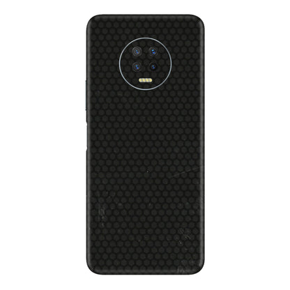 INFINIX Phone Skins (All Models) - Black honeycomb - 3D Embossed Finish (L-114) Infinix Note 7