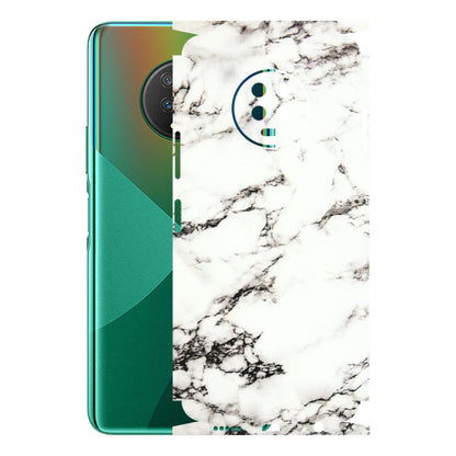 INFINIX Phone Skins (All Models) - Black and White Marble Texture - 3D Embossed Finish (L-124) Infinix Note 7