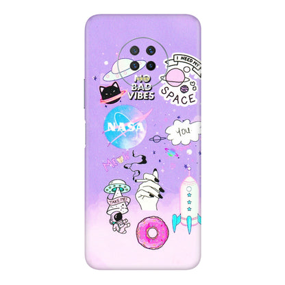 INFINIX Phone Skins (All Models) - I Need My Nasa Skin - 3D Embossed Finish (L-149) Infinix Note 7
