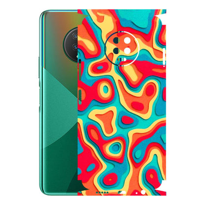 INFINIX Phone Skins (All Models) - Abstract Swirl - 3D Embossed Finish (L-150) Infinix Note 7