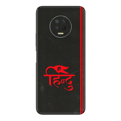 INFINIX Phone Skins (All Models) - Hindu Black - 3D Embossed Finish (L-153) Infinix Note 7