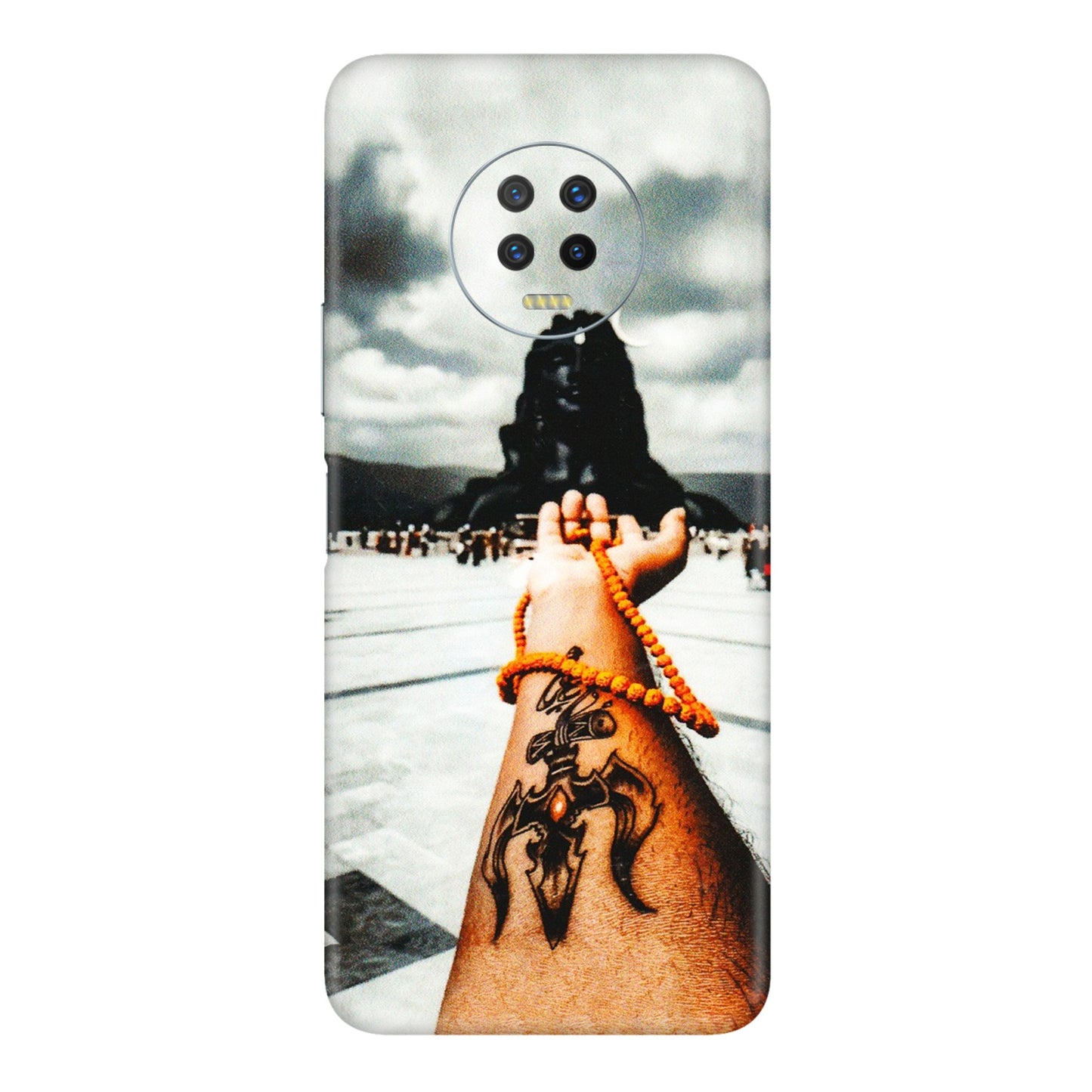 INFINIX Phone Skins (All Models) - Jai Adiyogi Mahakaal - 3D Embossed Finish (L-164) Infinix Note 7