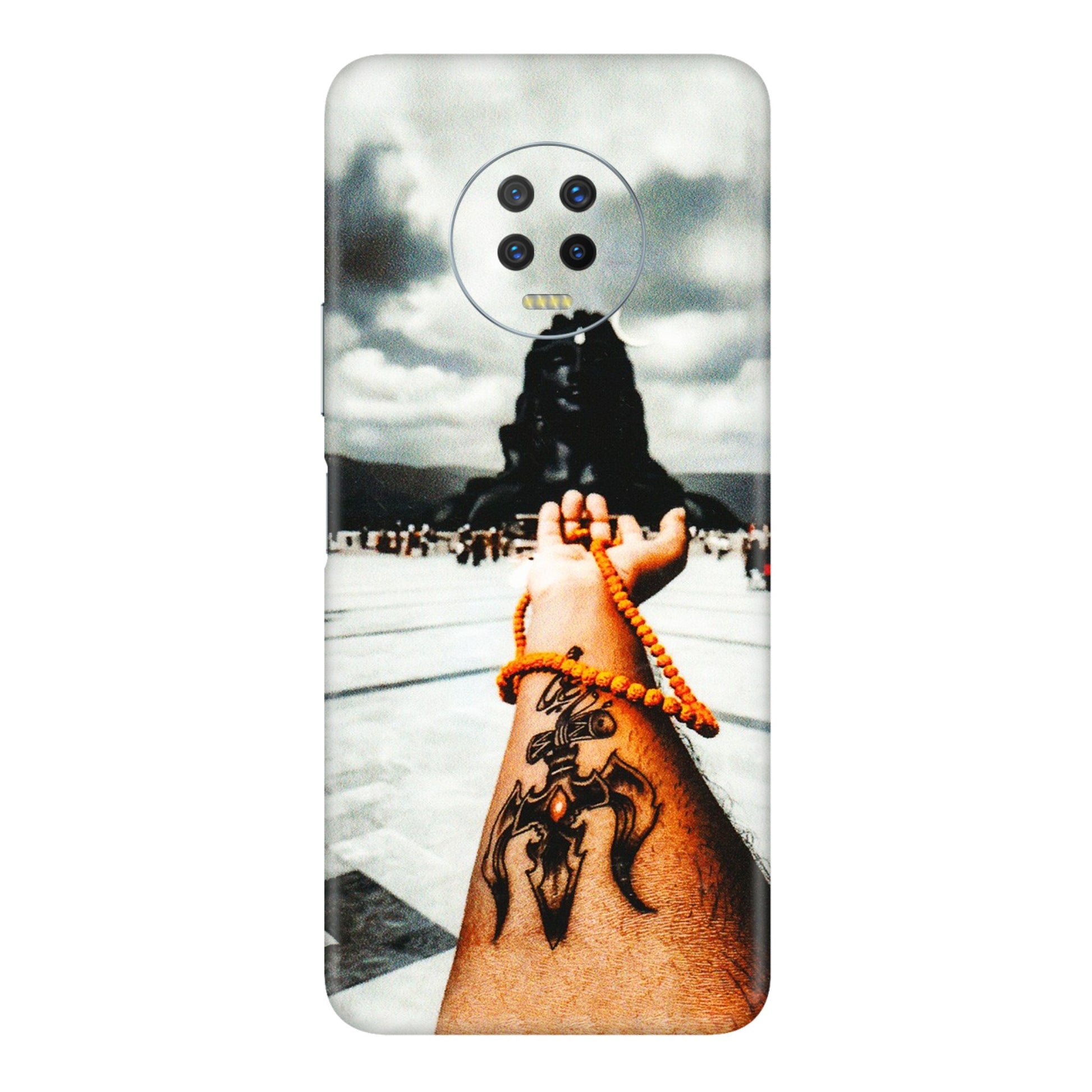 INFINIX Phone Skins (All Models) - Jai Adiyogi Mahakaal - 3D Embossed Finish (L-164) Infinix Note 7