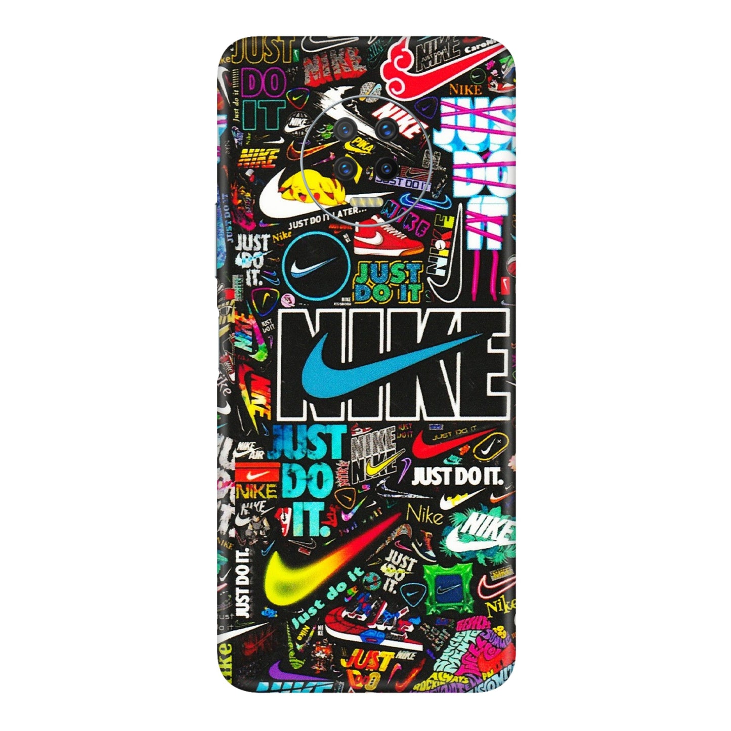 INFINIX Phone Skins (All Models) - Just Do It Doodles - 3D Embossed Finish (L-166) Infinix Note 7