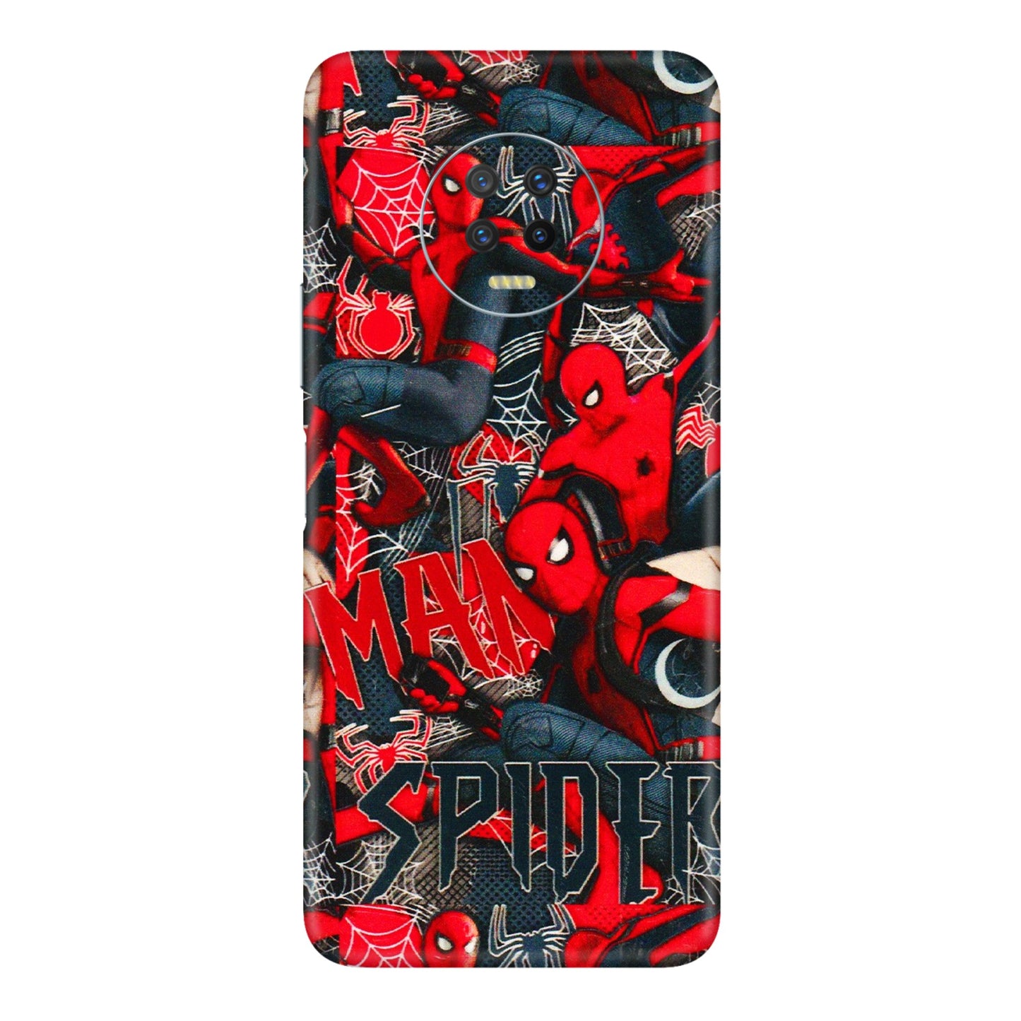INFINIX Phone Skins (All Models) - SpiderMan Cool - 3D Embossed Finish (L-188) Infinix Note 7