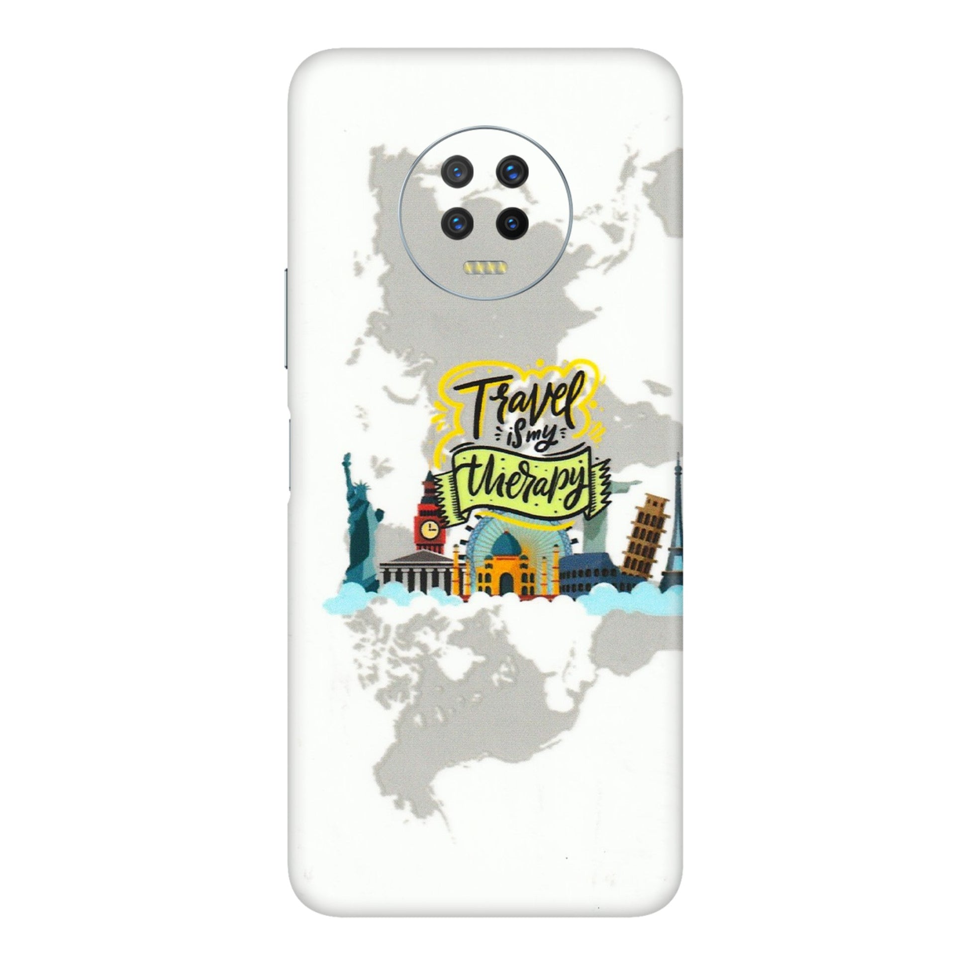 INFINIX Phone Skins (All Models) - Travel Therapy - 3D Embossed Finish (L-199) Infinix Note 7