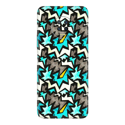 INFINIX Phone Skins (All Models) - Funky Zig Zag - 3D Embossed Finish (L-223) Infinix Note 7