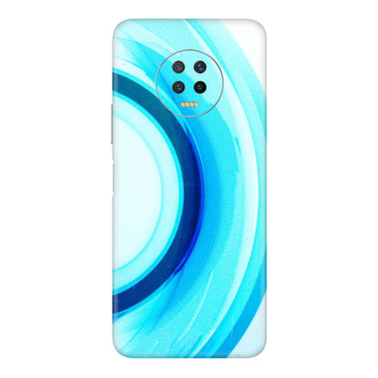 INFINIX Phone Skins (All Models) - The Blue Curve - 3D Embossed Finish (L-244) Infinix Note 7
