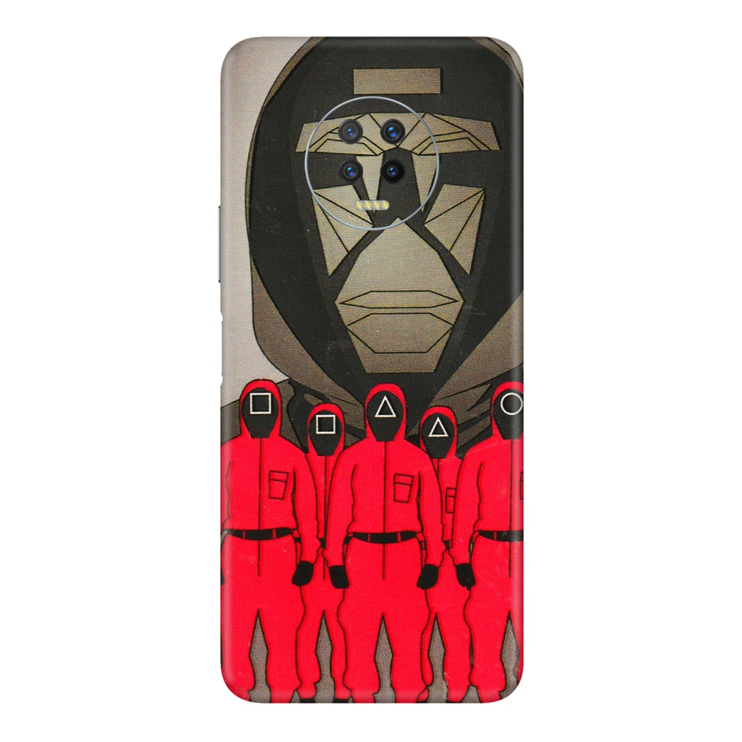 INFINIX Phone Skins (All Models) - Squid Game Hero - 3D Embossed Finish (L-245) Infinix Note 7