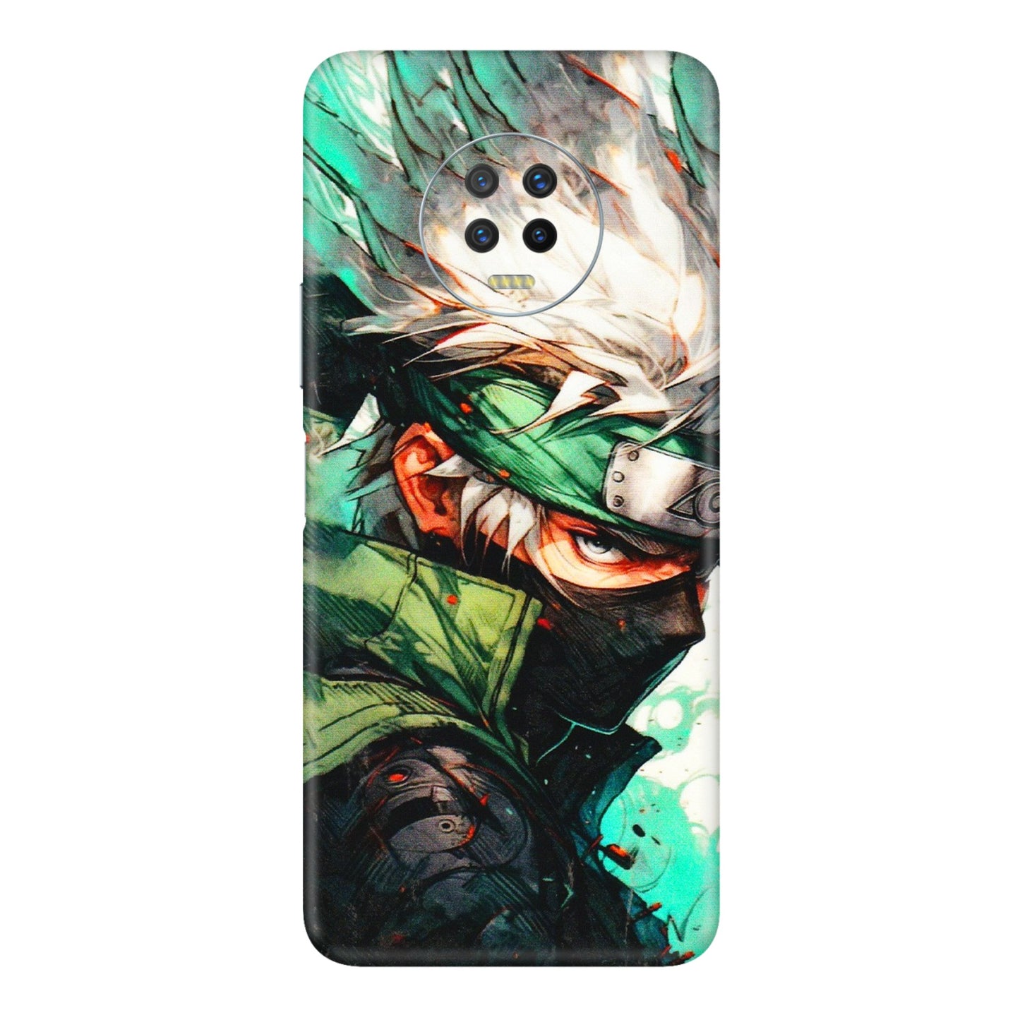 INFINIX Phone Skins (All Models) - Kakashi Side Profile - 3D Embossed Finish (L-249) Infinix Note 7