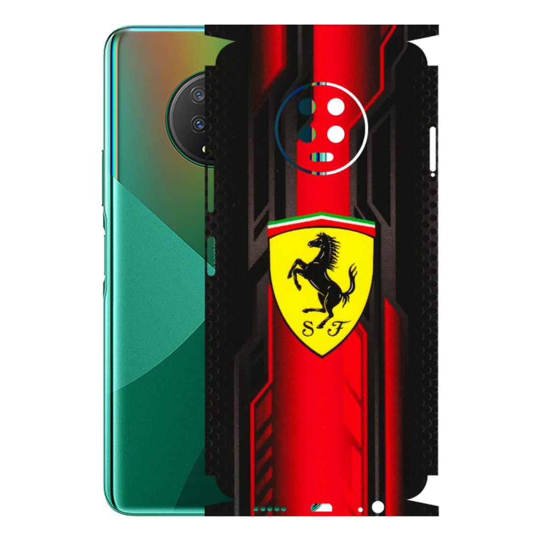 INFINIX Phone Skins (All Models) - Black Ferrari Logo - 3D Embossed Finish (L-253) Infinix Note 7