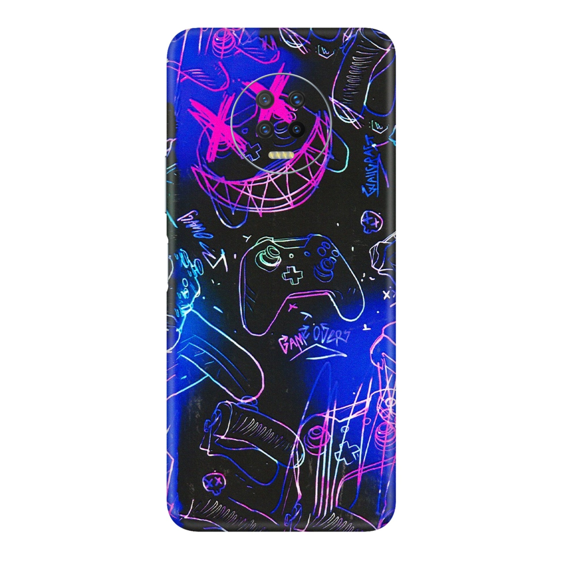 INFINIX Phone Skins (All Models) - Gamers Paradise - 3D Embossed Finish (L-258) Infinix Note 7