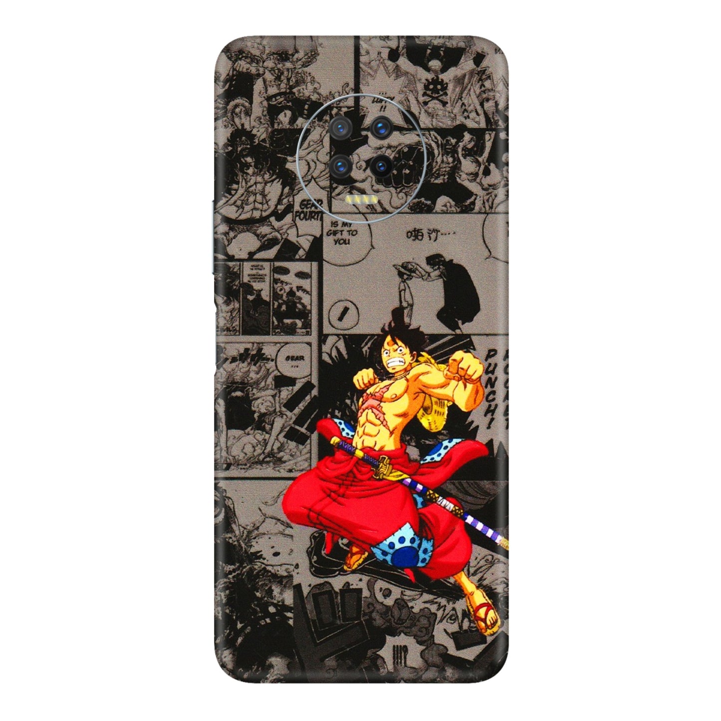 INFINIX Phone Skins (All Models) - One Piece Rocket Punch Manga - 3D Embossed Finish (L-25) Infinix Note 7