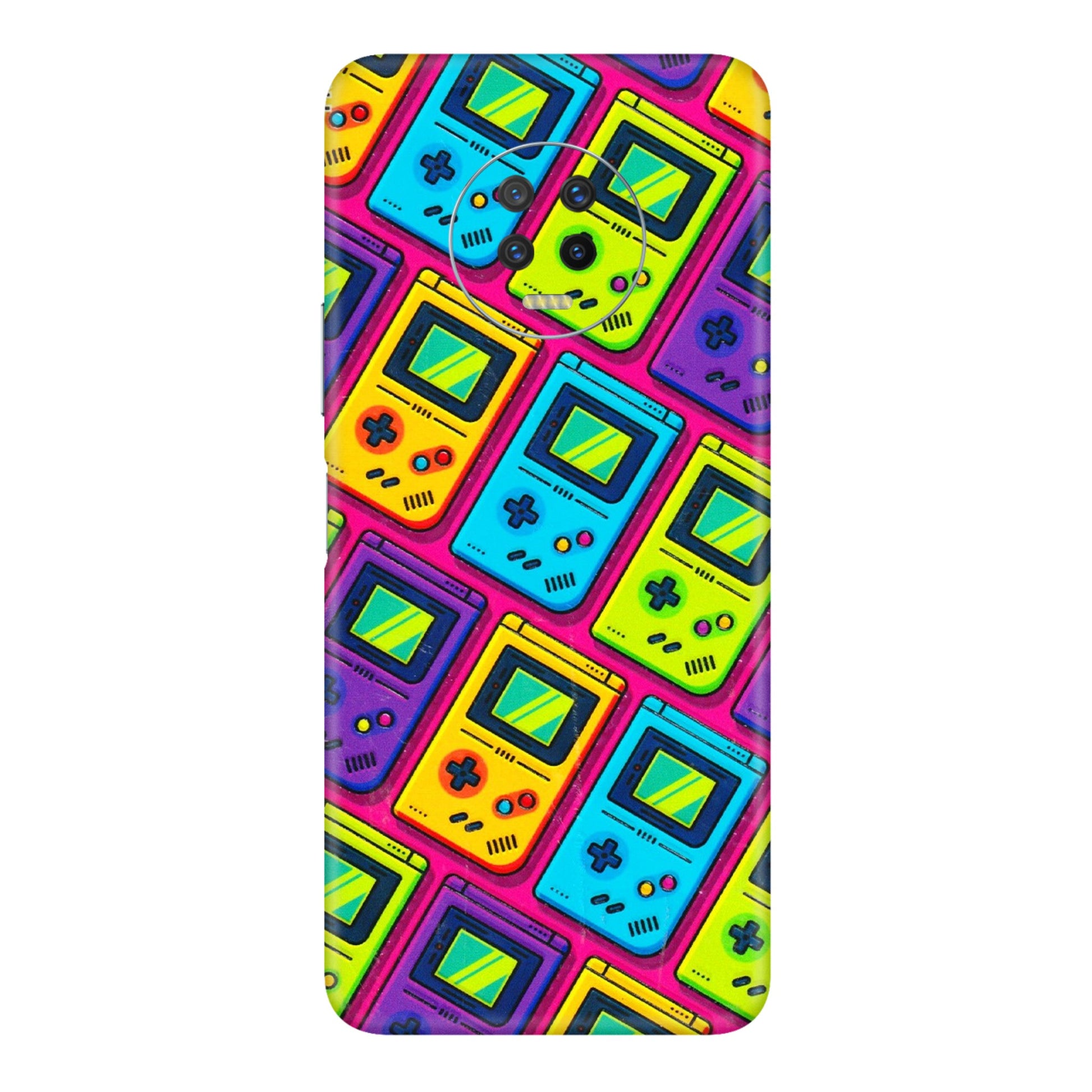 INFINIX Phone Skins (All Models) - Gameboy Colourful - 3D Embossed Finish (L-266) Infinix Note 7