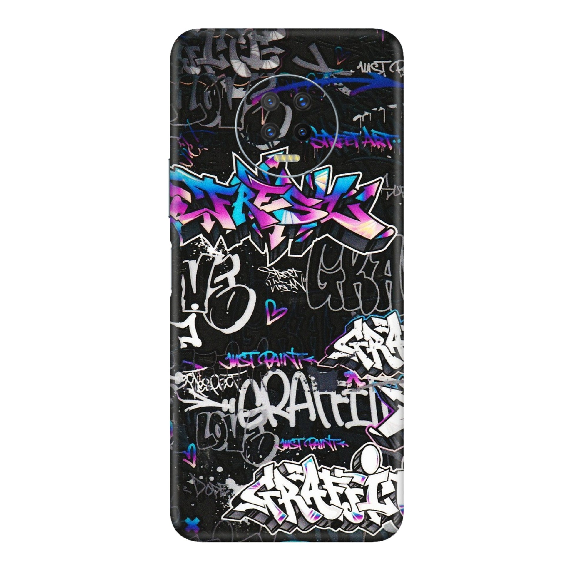 INFINIX Phone Skins (All Models) - Graffiti Killer - 3D Embossed Finish (L-274) Infinix Note 7