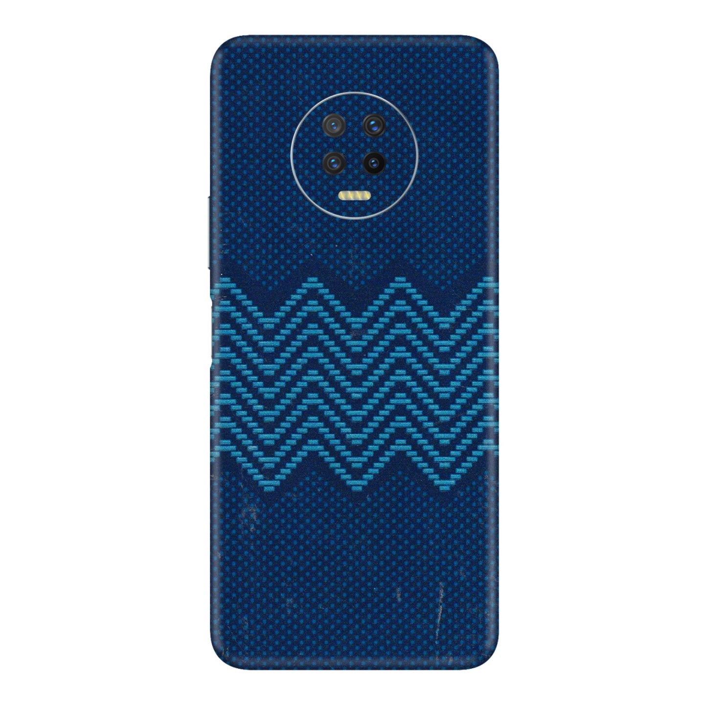 INFINIX Phone Skins (All Models) - Blue Sober Waves - 3D Embossed Finish (L-306) Infinix Note 7