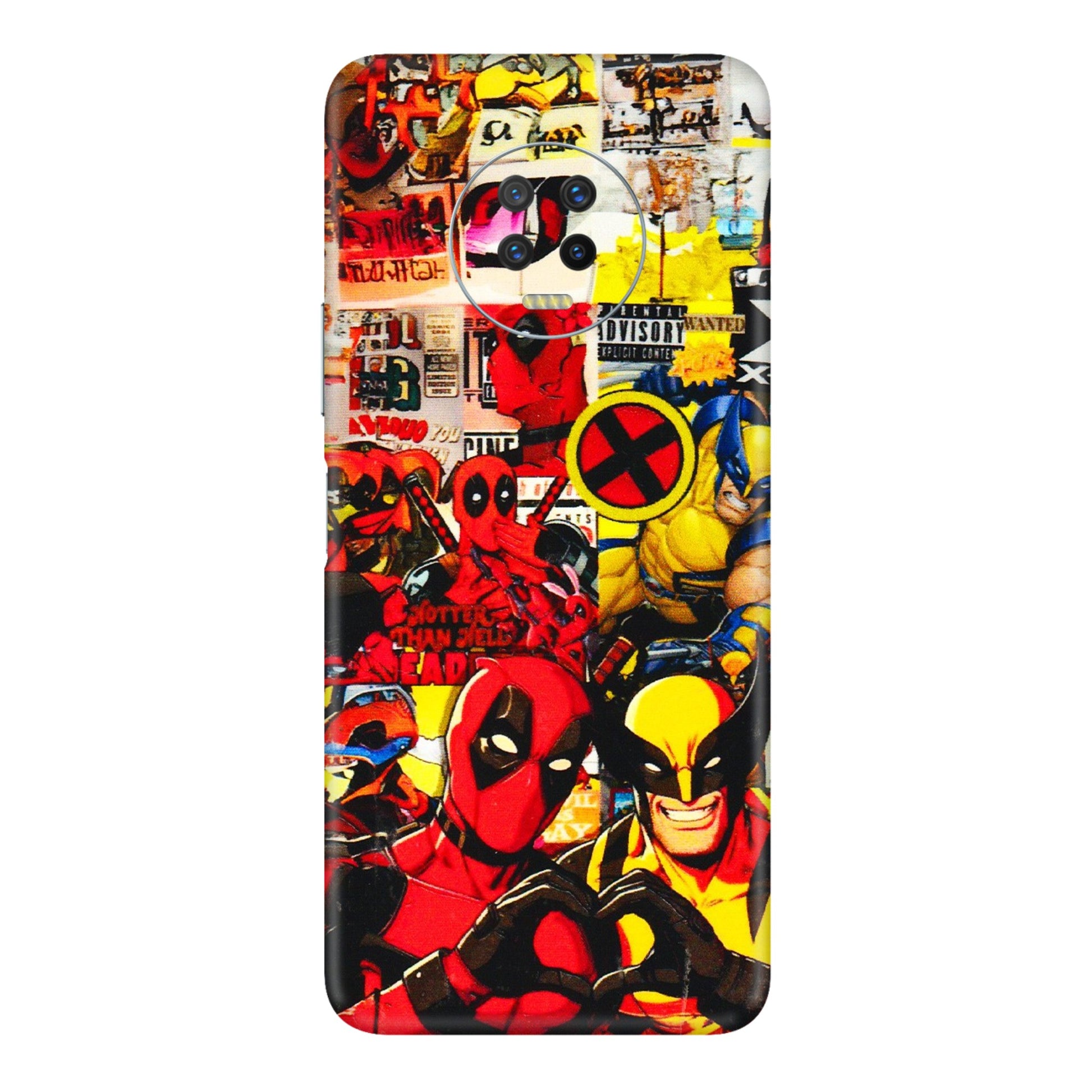 INFINIX Phone Skins (All Models) - Spidy Wolverine - 3D Embossed Finish (L-310) Infinix Note 7