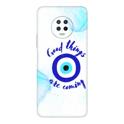 INFINIX Phone Skins (All Models) - Evil Eye Good Things Are Coming - 3D Embossed Finish (L-322) Infinix Note 7