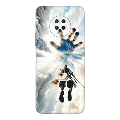 INFINIX Phone Skins (All Models) - Big Hand With Monkey King - 3D Embossed Finish (L-323) Infinix Note 7