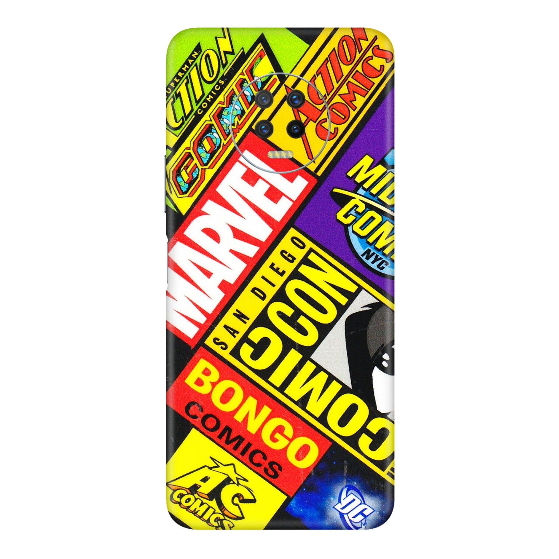 INFINIX Phone Skins (All Models) - Bongo Comic Con - 3D Embossed Finish (L-325) Infinix Note 7