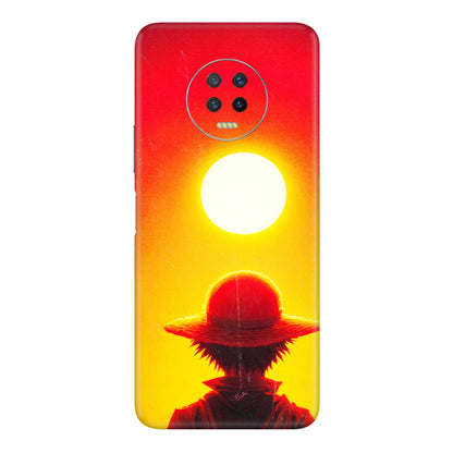 INFINIX Phone Skins (All Models) - Cool Sunset With Monkey D.Luffy Anime - 3D Embossed Finish (L-329) Infinix Note 7