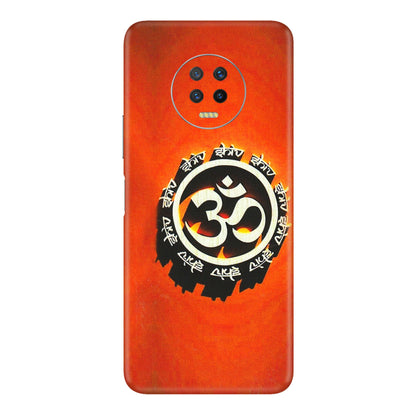 INFINIX Phone Skins (All Models) - Aum Shiv Orange - 3D Embossed Finish (L-32) Infinix Note 7