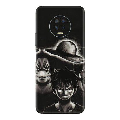 INFINIX Phone Skins (All Models) - Black Luffy Hat - 3D Embossed Finish (L-57) Infinix Note 7