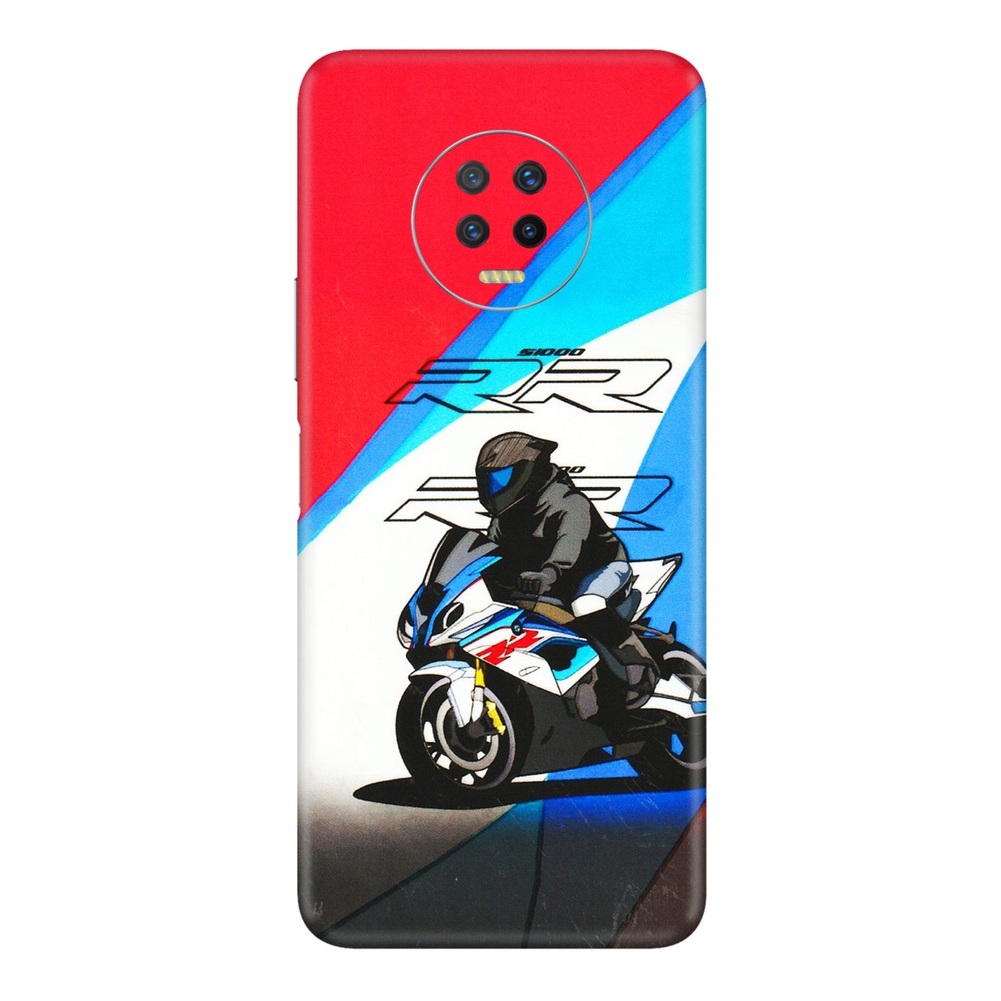 INFINIX Phone Skins (All Models) - Bikers Love - 3D Embossed Finish (L-58) Infinix Note 7