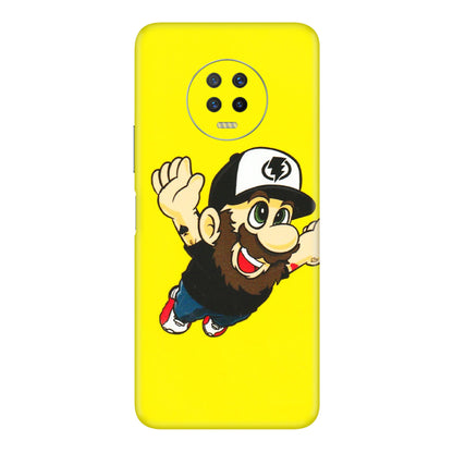 INFINIX Phone Skins (All Models) - Flying Beardo - 3D Embossed Finish (L-60) Infinix Note 7