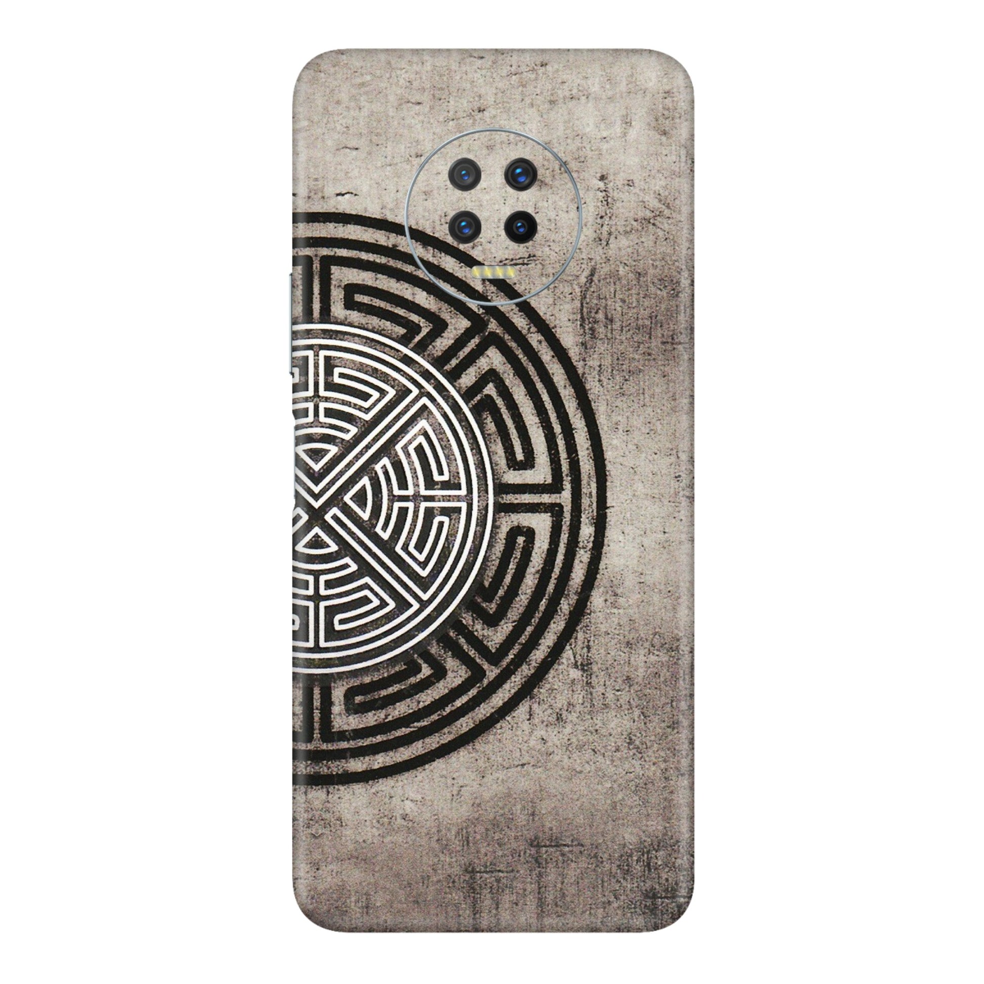 INFINIX Phone Skins (All Models) - Mysterious Circular Design - 3D Embossed Finish (L-63) Infinix Note 7