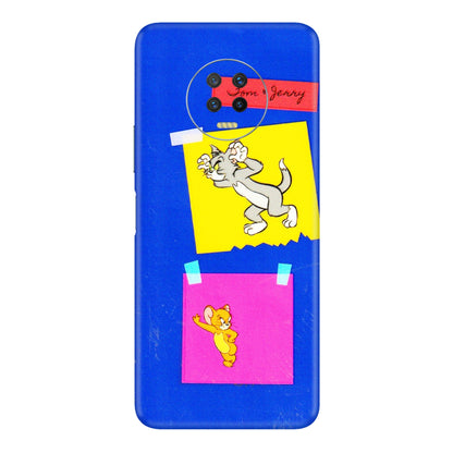 INFINIX Phone Skins (All Models) - Tom N Jerry Sticky Notes - 3D Embossed Finish (L-88) Infinix Note 7
