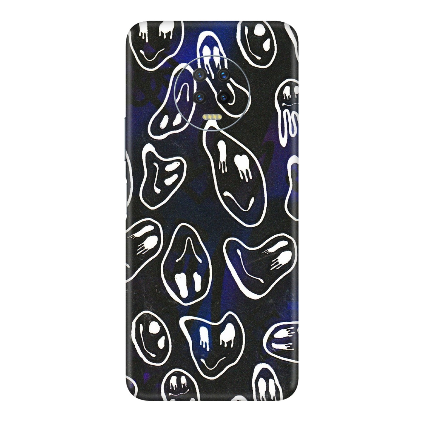 INFINIX Phone Skins (All Models) - Distorted Smileys - 3D Embossed Finish (L-92) Infinix Note 7