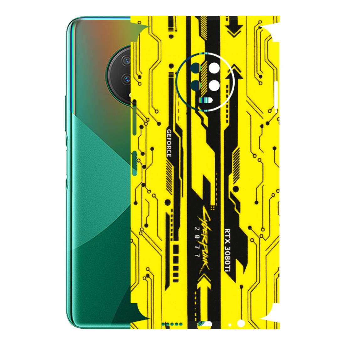 INFINIX Phone Skins (All Models) - Yellow Cyberpunk - 3D Embossed Finish (L-93) Infinix Note 7