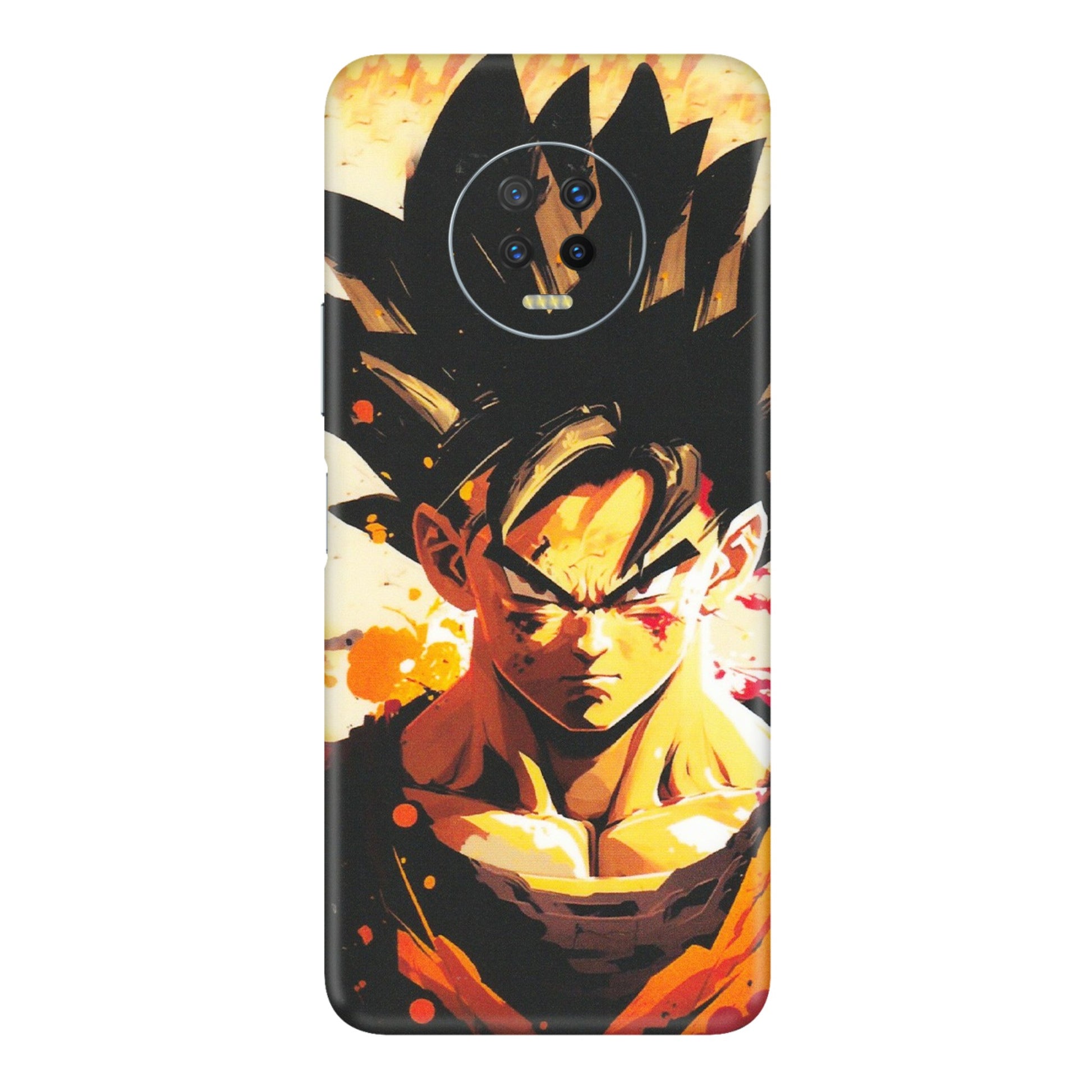 INFINIX Phone Skins (All Models) - Angry Goku - Matte Finish (M-12) Infinix Note 7