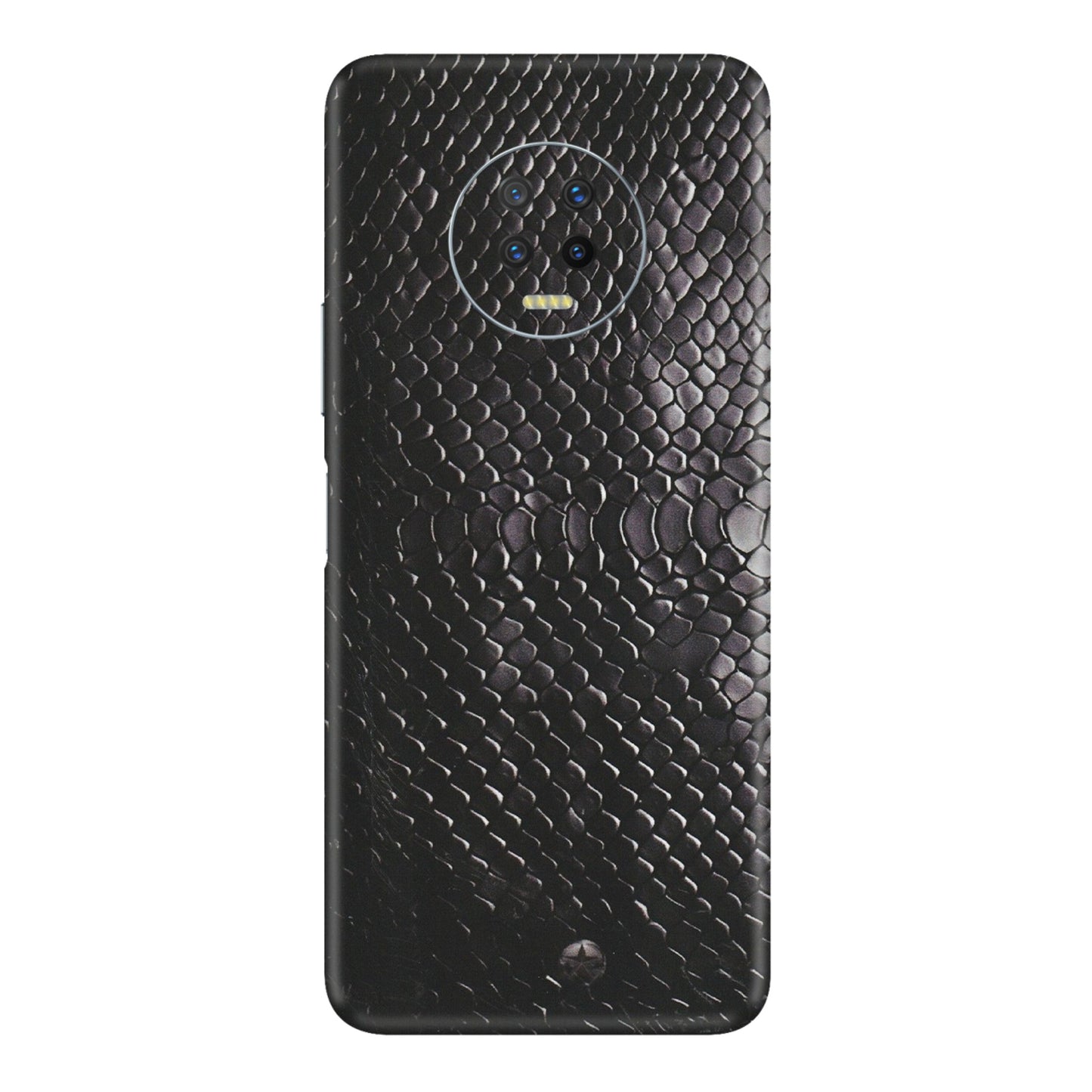 INFINIX Phone Skins (All Models) - Black Snack Leather - Matte Finish (M-147) Infinix Note 7