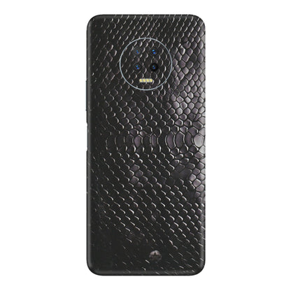 INFINIX Phone Skins (All Models) - Black Snack Leather - Matte Finish (M-147) Infinix Note 7