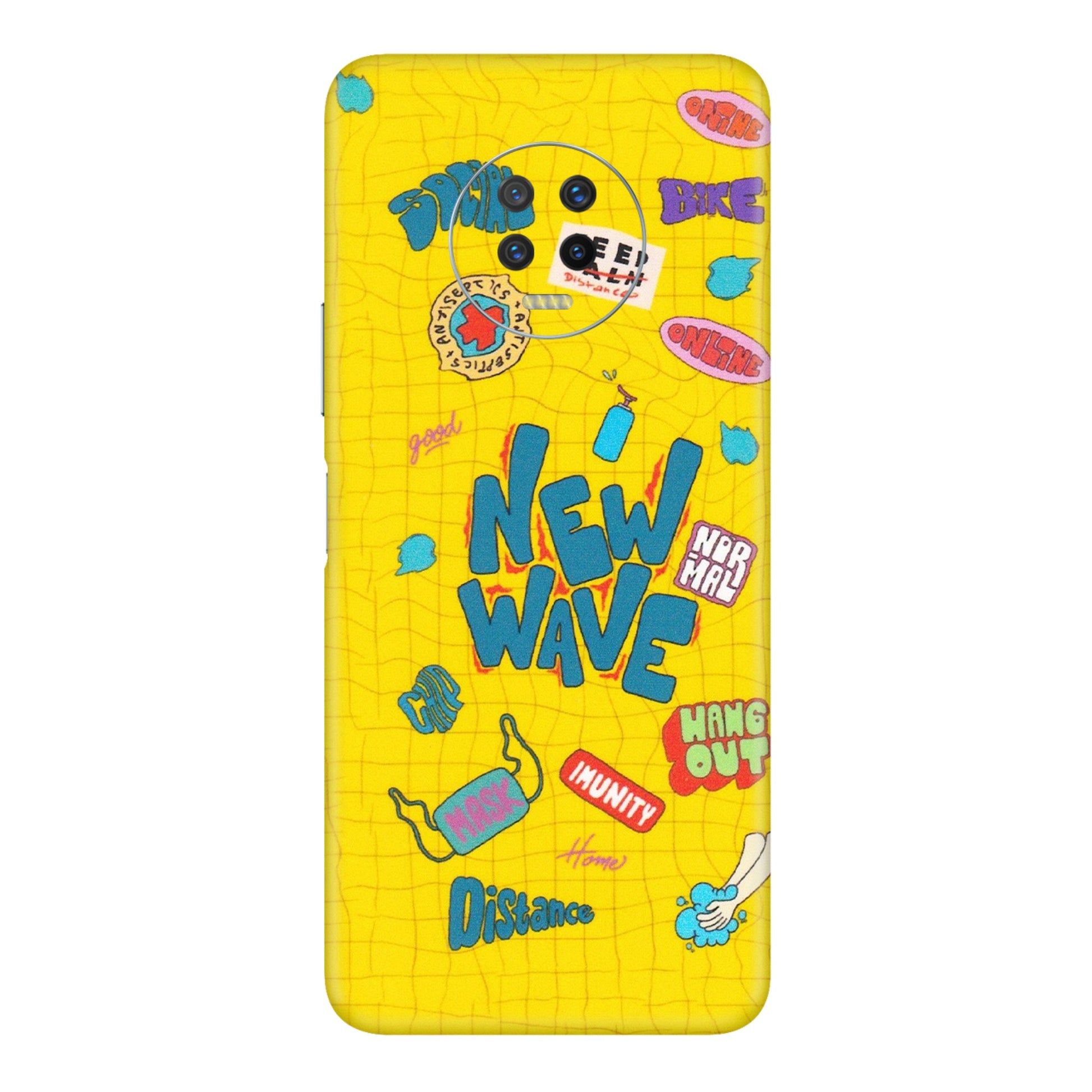 INFINIX Phone Skins (All Models) - New Wave Life - Matte Finish (M-17) Infinix Note 7