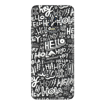 INFINIX Phone Skins (All Models) - Hi Hello Doodles - Matte Finish (M-25) Infinix Note 7