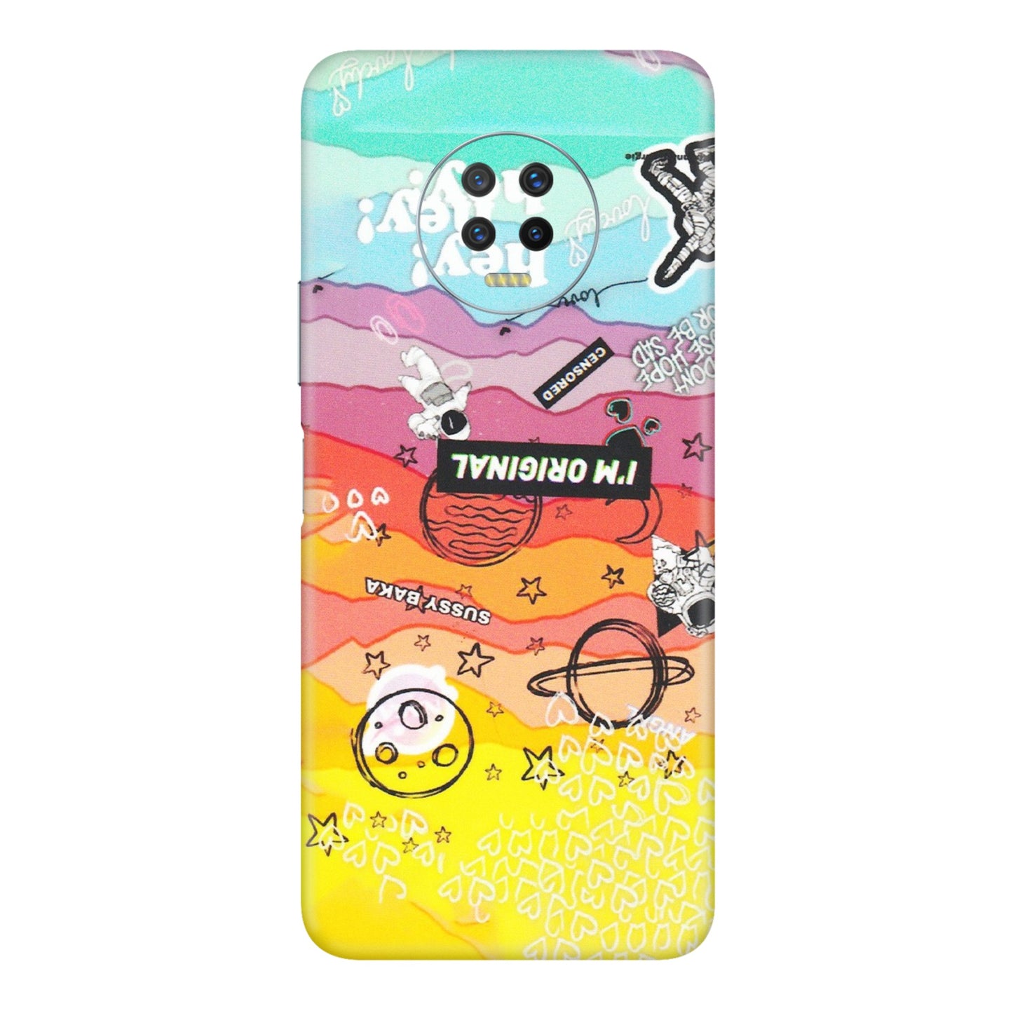 INFINIX Phone Skins (All Models) - The Original Astronaut - Matte Finish (M-79) Infinix Note 7