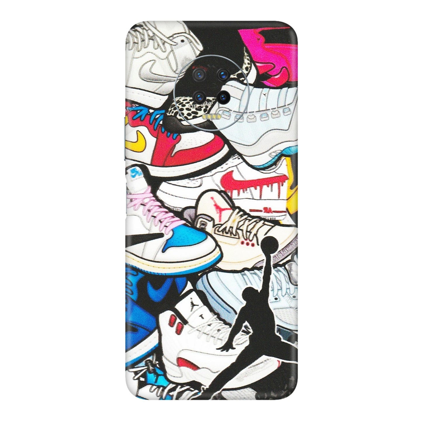 INFINIX Phone Skins (All Models) - Jordan Sneakers Fan - Matte Finish (M-80) Infinix Note 7