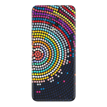INFINIX Phone Skins (All Models) - Rainbow Dot Mandala - Matte Finish (M-97) Infinix Note 7