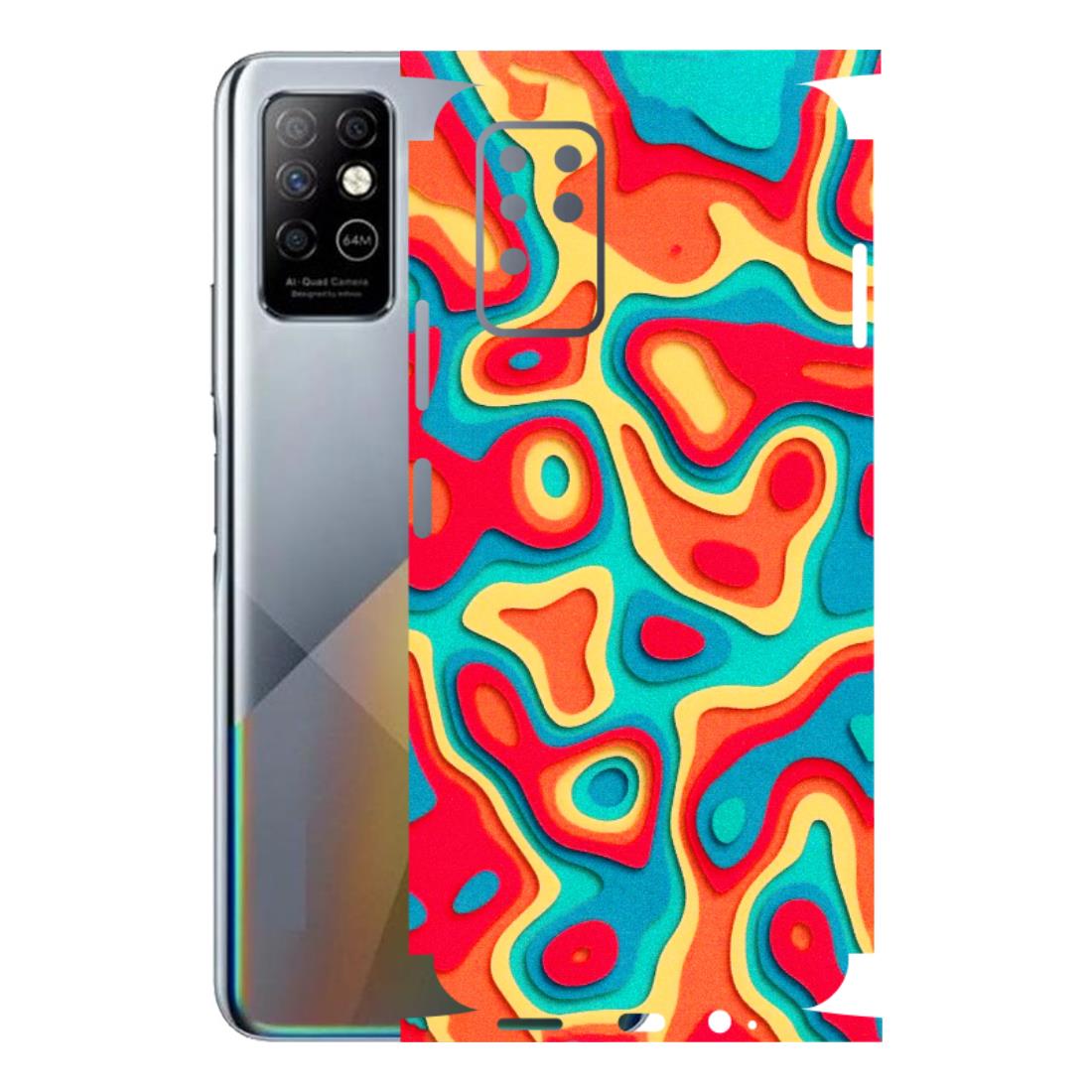 INFINIX Phone Skins (All Models) - Abstract Swirl - 3D Embossed Finish (L-150) Infinix Note 8