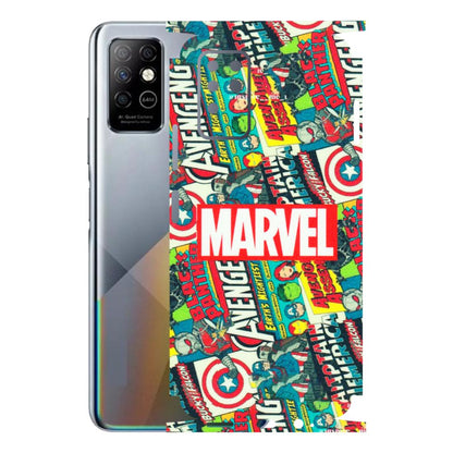 INFINIX Phone Skins (All Models) - Marvel Comic Lover - Matte Finish (M-30) Infinix Note 8