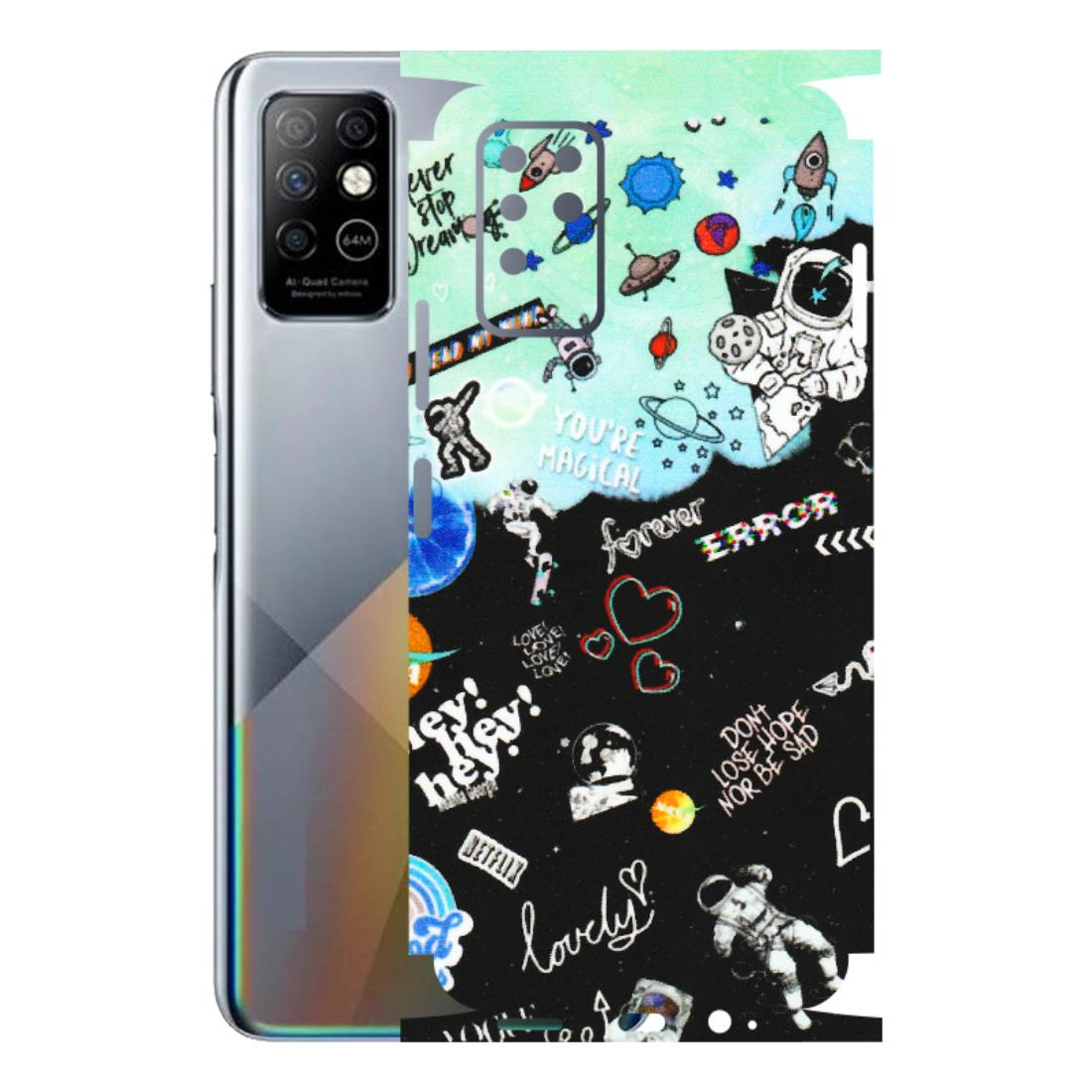 INFINIX Phone Skins (All Models) - Living In A Space Dream - Matte Finish (M-46) Infinix Note 8