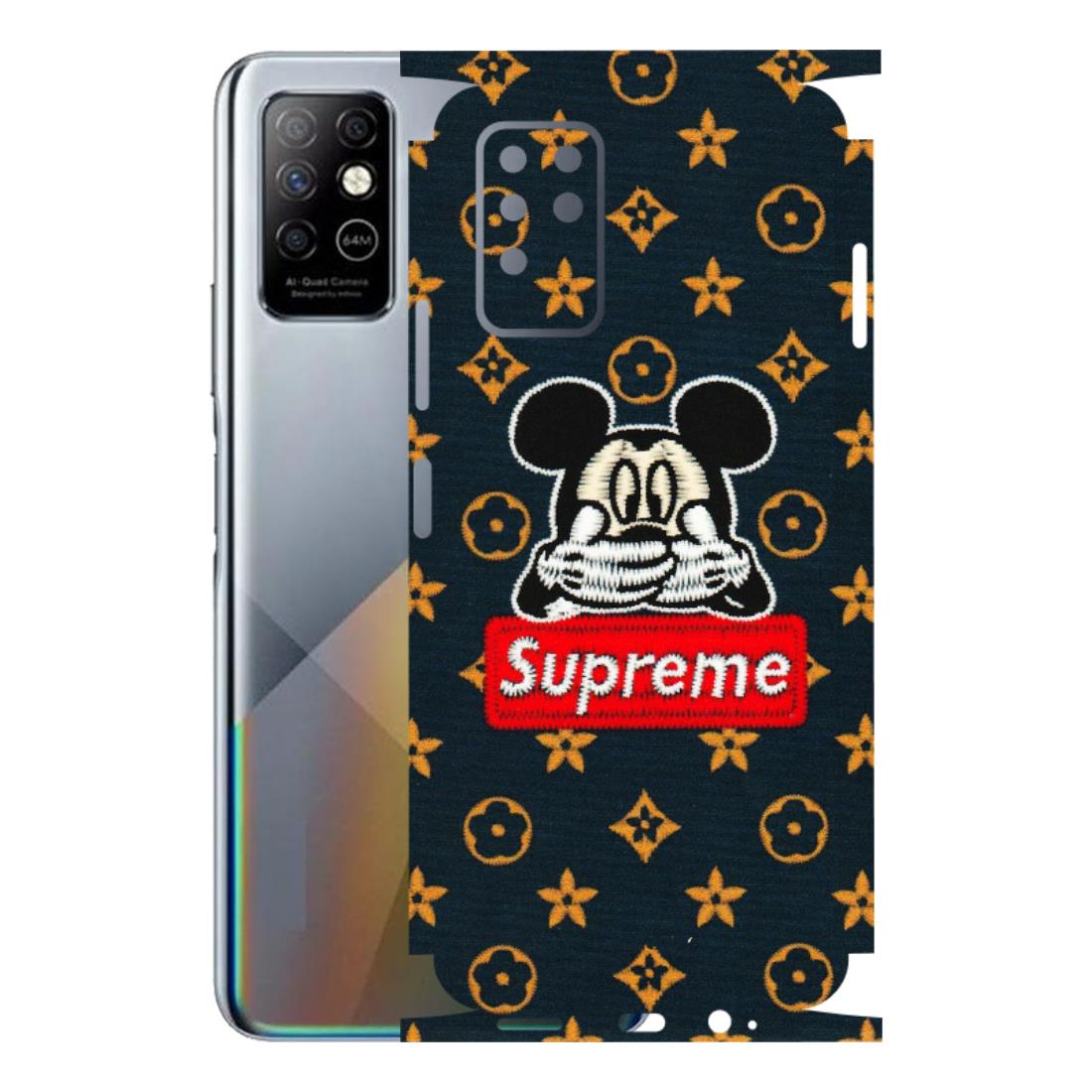 INFINIX Phone Skins (All Models) - Mickey Supreme - Matte Finish (M-83) Infinix Note 8